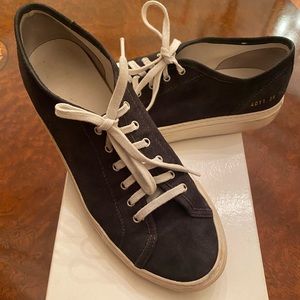 Women by Common Projects size 8 “Tournement” dark grey suede sneakers
